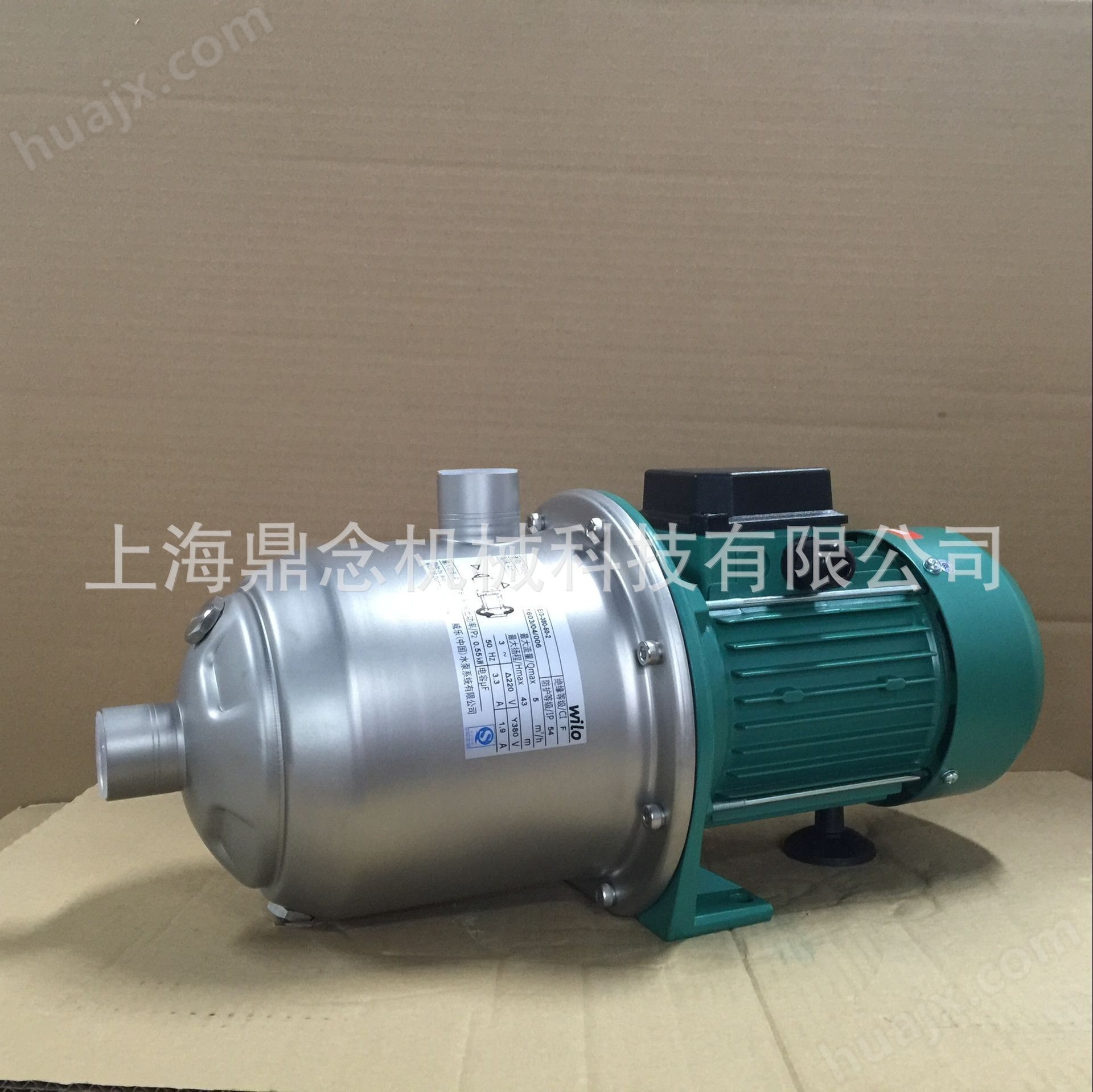 威乐水泵MHI405小区用水不锈钢离心增压泵