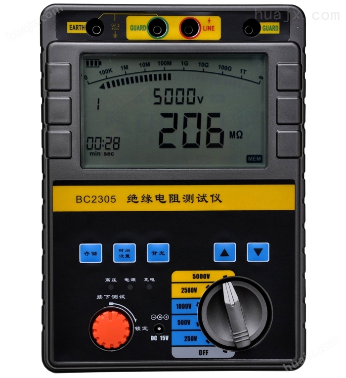 BC2305数显绝缘电阻测试仪